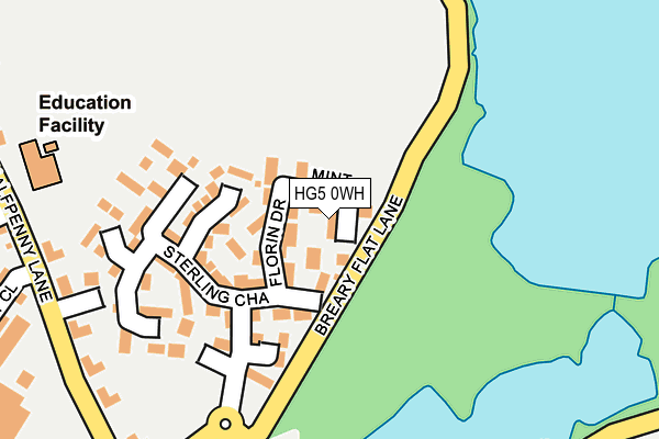HG5 0WH map - OS OpenMap – Local (Ordnance Survey)
