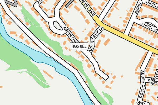 HG5 8EL map - OS OpenMap – Local (Ordnance Survey)