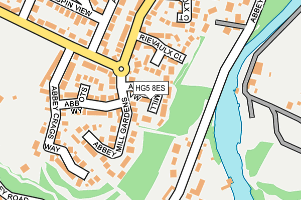 HG5 8ES map - OS OpenMap – Local (Ordnance Survey)