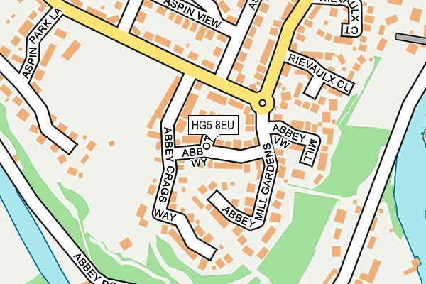 HG5 8EU map - OS OpenMap – Local (Ordnance Survey)