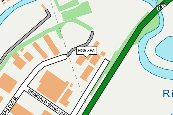 HG5 8FA map - OS OpenMap – Local (Ordnance Survey)