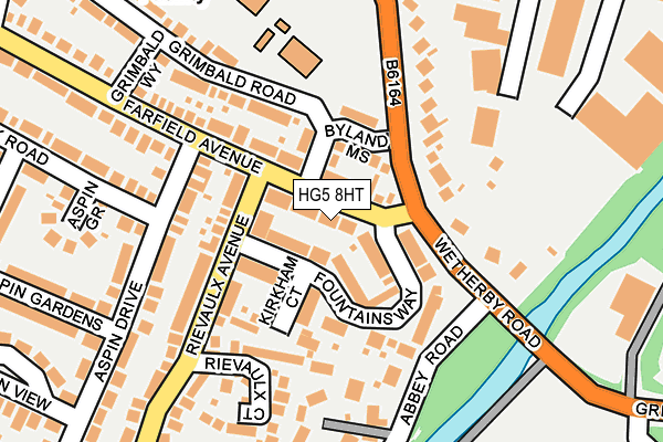 HG5 8HT map - OS OpenMap – Local (Ordnance Survey)