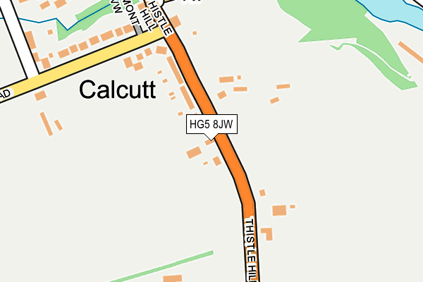 HG5 8JW map - OS OpenMap – Local (Ordnance Survey)