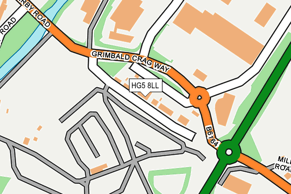 HG5 8LL map - OS OpenMap – Local (Ordnance Survey)