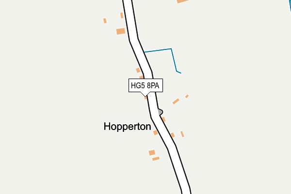 HG5 8PA map - OS OpenMap – Local (Ordnance Survey)