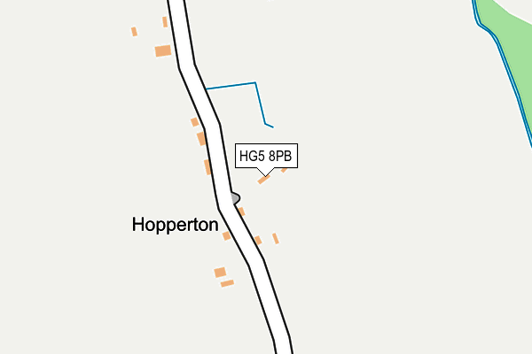 HG5 8PB map - OS OpenMap – Local (Ordnance Survey)