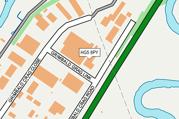HG5 8PY map - OS OpenMap – Local (Ordnance Survey)