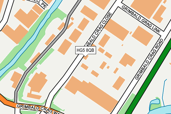 HG5 8QB map - OS OpenMap – Local (Ordnance Survey)