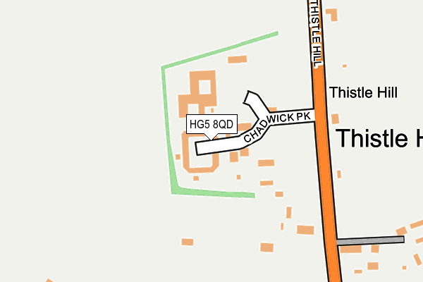 HG5 8QD map - OS OpenMap – Local (Ordnance Survey)