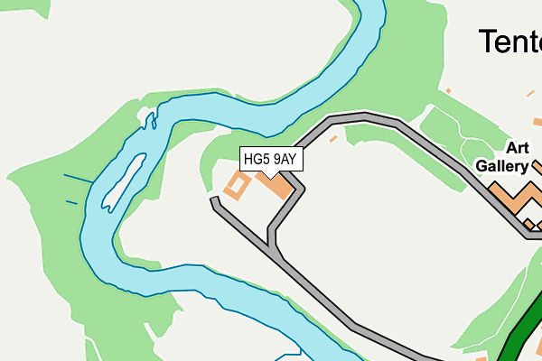HG5 9AY map - OS OpenMap – Local (Ordnance Survey)