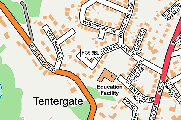 Map of DEGRUCH PROPERTIES LTD at local scale