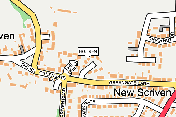 HG5 9EN map - OS OpenMap – Local (Ordnance Survey)