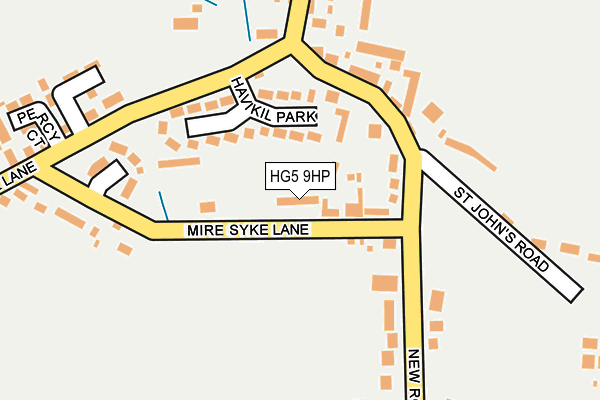 HG5 9HP map - OS OpenMap – Local (Ordnance Survey)