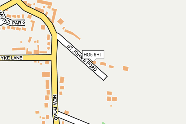 HG5 9HT map - OS OpenMap – Local (Ordnance Survey)