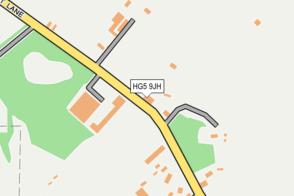 HG5 9JH map - OS OpenMap – Local (Ordnance Survey)