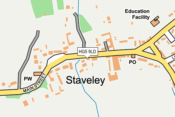 Map of STAVELEY TRADING LTD at local scale