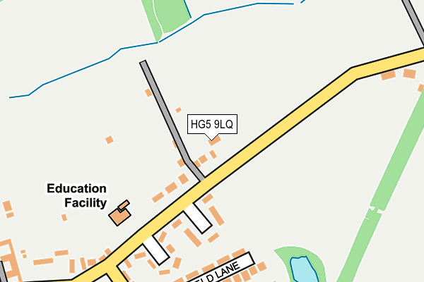 HG5 9LQ map - OS OpenMap – Local (Ordnance Survey)