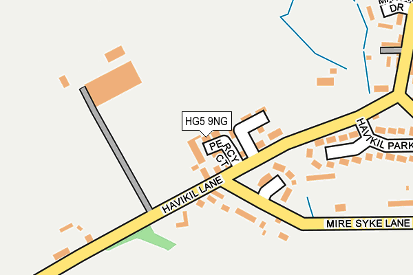 HG5 9NG map - OS OpenMap – Local (Ordnance Survey)