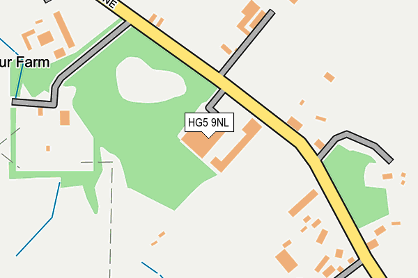 HG5 9NL map - OS OpenMap – Local (Ordnance Survey)