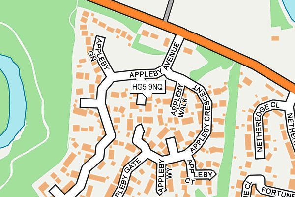 HG5 9NQ map - OS OpenMap – Local (Ordnance Survey)