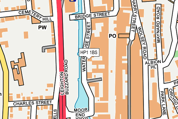 HP1 1BS map - OS OpenMap – Local (Ordnance Survey)