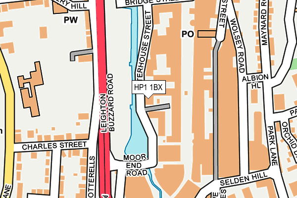 HP1 1BX map - OS OpenMap – Local (Ordnance Survey)