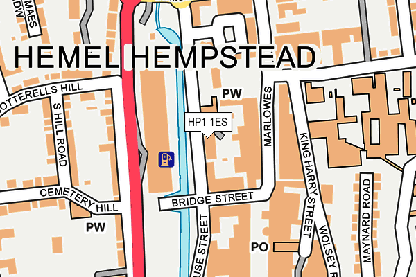 HP1 1ES map - OS OpenMap – Local (Ordnance Survey)