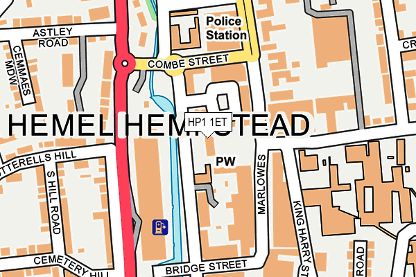 HP1 1ET map - OS OpenMap – Local (Ordnance Survey)