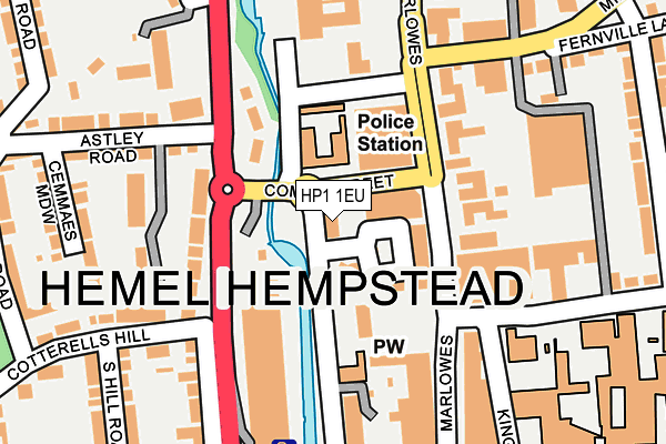 HP1 1EU map - OS OpenMap – Local (Ordnance Survey)