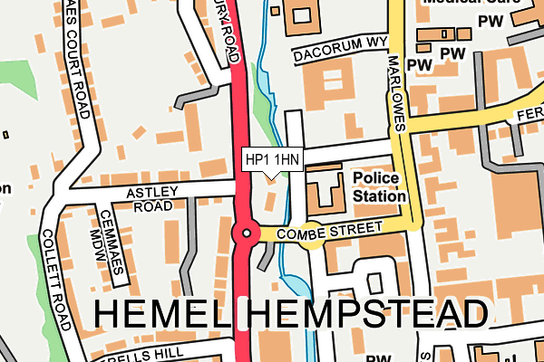 HP1 1HN map - OS OpenMap – Local (Ordnance Survey)
