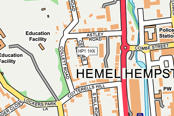HP1 1HX map - OS OpenMap – Local (Ordnance Survey)
