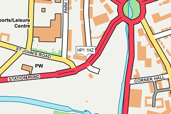 HP1 1HZ map - OS OpenMap – Local (Ordnance Survey)