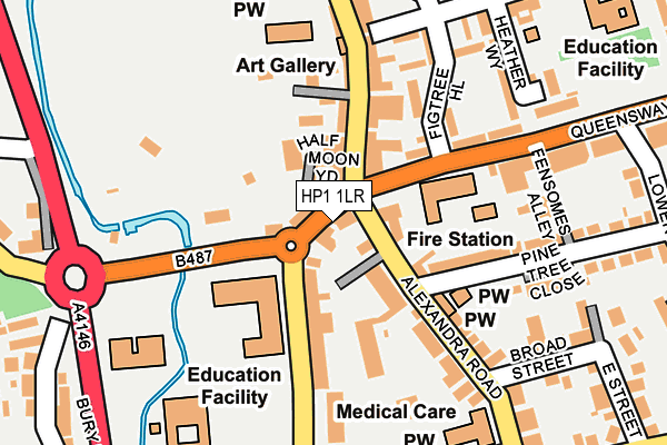 HP1 1LR map - OS OpenMap – Local (Ordnance Survey)