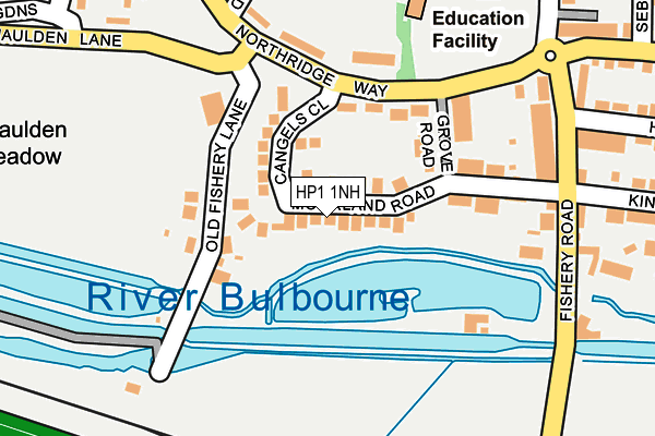 HP1 1NH map - OS OpenMap – Local (Ordnance Survey)