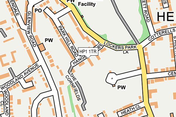 HP1 1TR map - OS OpenMap – Local (Ordnance Survey)