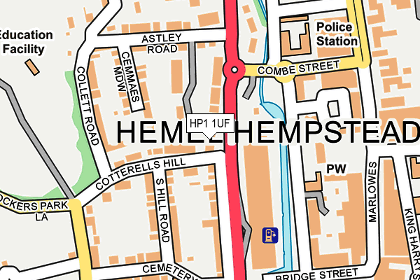 HP1 1UF map - OS OpenMap – Local (Ordnance Survey)