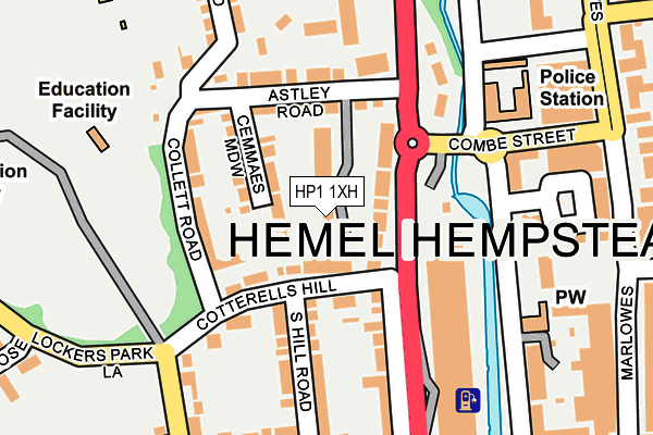 HP1 1XH map - OS OpenMap – Local (Ordnance Survey)