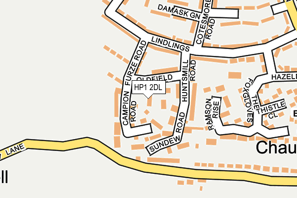 HP1 2DL map - OS OpenMap – Local (Ordnance Survey)