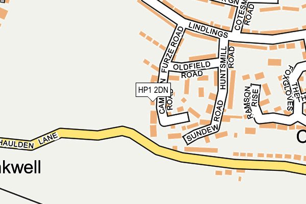 HP1 2DN map - OS OpenMap – Local (Ordnance Survey)