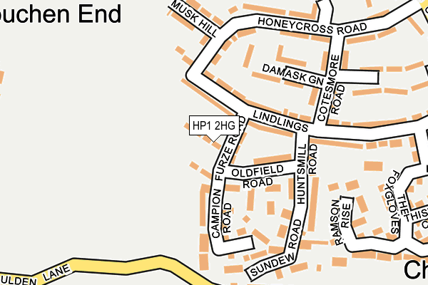 HP1 2HG map - OS OpenMap – Local (Ordnance Survey)