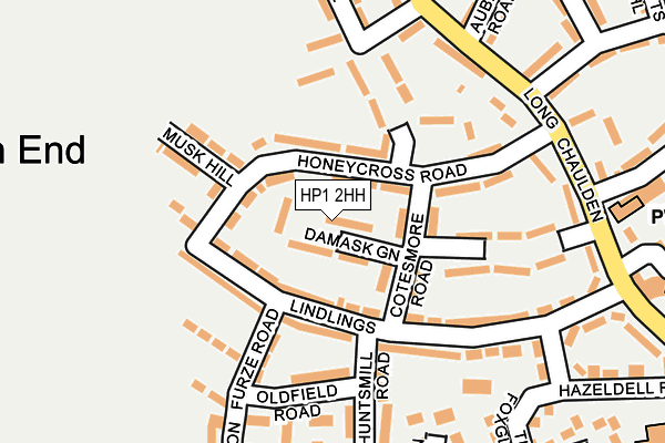 HP1 2HH map - OS OpenMap – Local (Ordnance Survey)