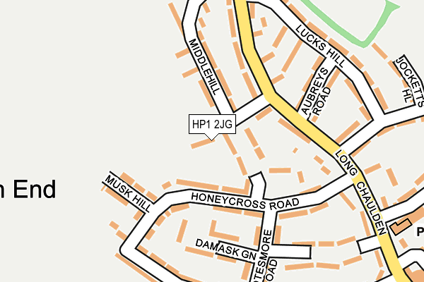 HP1 2JG map - OS OpenMap – Local (Ordnance Survey)