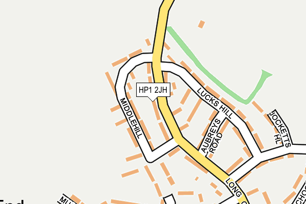 HP1 2JH map - OS OpenMap – Local (Ordnance Survey)