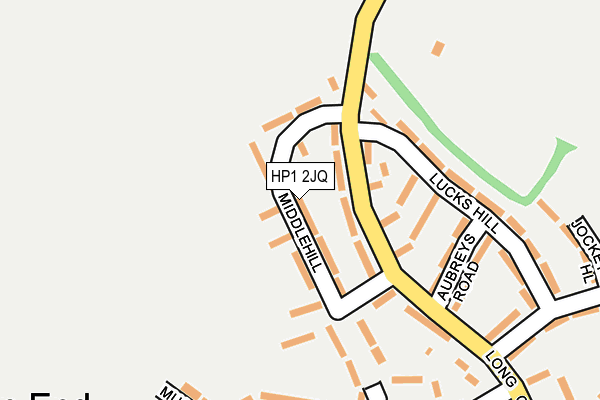 HP1 2JQ map - OS OpenMap – Local (Ordnance Survey)