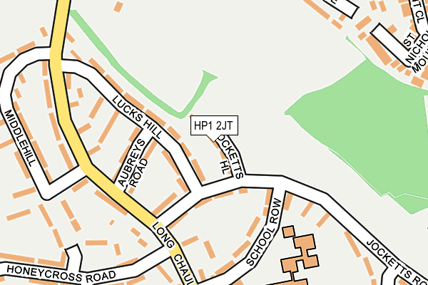 HP1 2JT map - OS OpenMap – Local (Ordnance Survey)