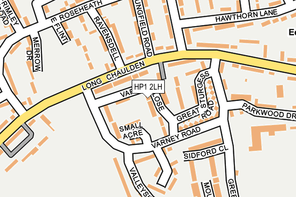 HP1 2LH map - OS OpenMap – Local (Ordnance Survey)