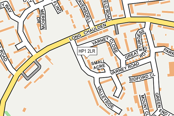HP1 2LR map - OS OpenMap – Local (Ordnance Survey)