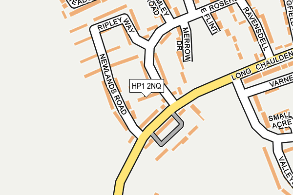 HP1 2NQ map - OS OpenMap – Local (Ordnance Survey)
