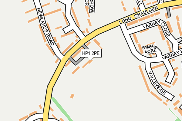 HP1 2PE map - OS OpenMap – Local (Ordnance Survey)