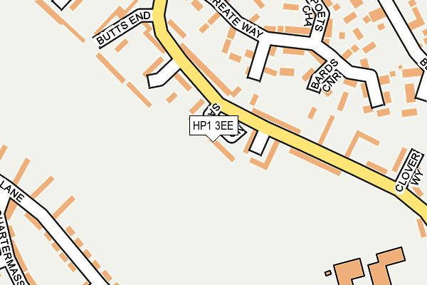 HP1 3EE map - OS OpenMap – Local (Ordnance Survey)